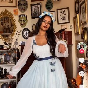 Le Femme en Noir Glitz and Glamour Corpse Bride Emily gown 4X BNWT